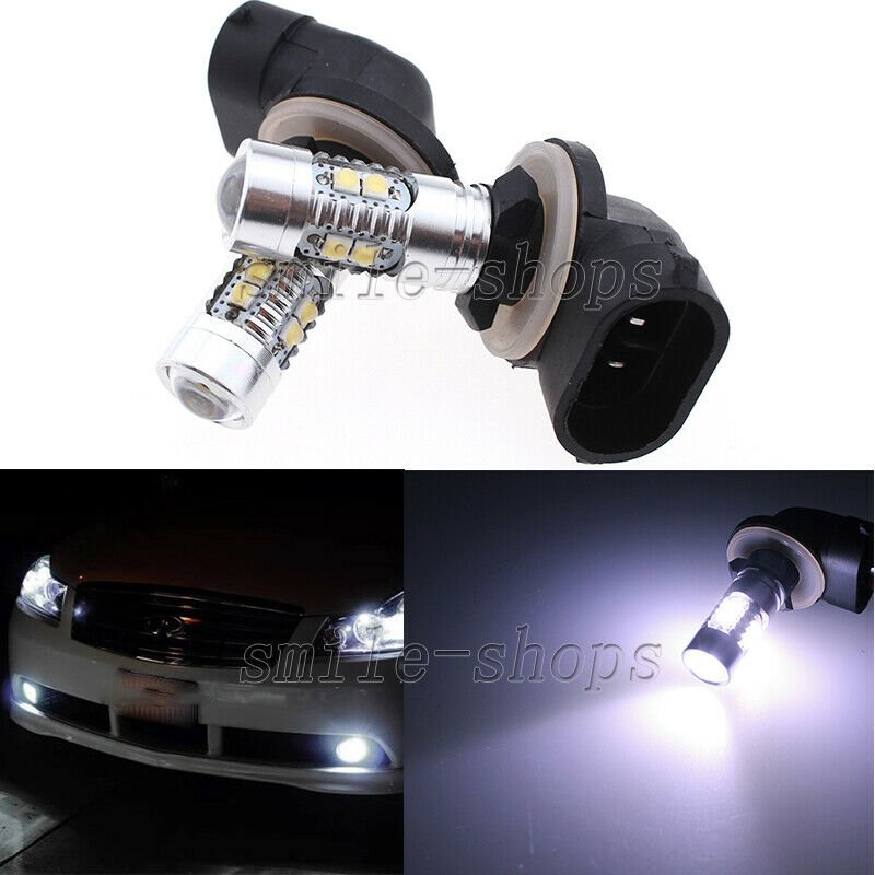 2pcs 50W High Power Cree LED Fog Light Driving Light Bulbs 881 862 886 894 896