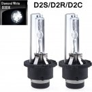 Pair - 6000K D2S D2R D2C HID Xenon Bulbs Replace Factory HID Headlights