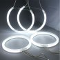 4pcs 105mm+131mm CCFL Angel Eyes Headlight Kit For BMW E46 ti Compact E83 X3