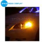 2x Amber 1156 P21W BA15S Car Turn Signal Lights Indicator 92 4014 SMD LED Bulbs
