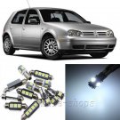 Error Free White 12pcs Interior LED Light Kit for 99-05 VW MK4 Golf GTI Jetta