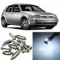 Error Free White 12pcs Interior LED Light Kit for 99-05 VW MK4 Golf GTI Jetta