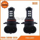 10000k Blue High Power 9006 HB4 30SMD 3030 LED Bulbs for Fog Driving Lights Lamp