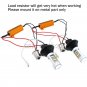 2x BA15S 1156 P21W S25 42SMD Switchback LED White DRL & Amber Turn Signal Lights