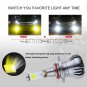 2x 9005 HB3 9145 H10 24W 2400LM LED Fog Driving Light Bulb Amber White Ice Blue