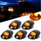 5pcs Smoked 12-LED Cab Roof Top Marker Running Clearance Light for Dodge Ram