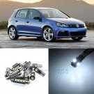 Error Free White 13pcs Interior LED Light Kit for 2010-2014 VW MK6 GTI Golf
