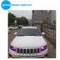 2PCS Pink Purple 7440 92 SMD 4014 High Power LED Car Daytime Running Lamp Bulbs