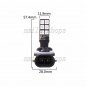 2pcs Premium 5050 12-SMD RGB LED Fog Lights Daytime Running Bulbs 881 889 Lamp