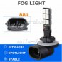 2pcs Premium 5050 12-SMD RGB LED Fog Lights Daytime Running Bulbs 881 889 Lamp
