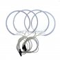 4pcs Yellow CCFL Angel Eyes Halo Ring Headlight Kit Fit For BMW E36 E38 E39 E46