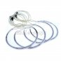 4pcs Yellow CCFL Angel Eyes Halo Ring Headlight Kit Fit For BMW E36 E38 E39 E46