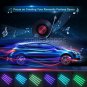 Car RGB Interior LED Neon Light Strip USB For Phone APP Bluetooth Voice Control