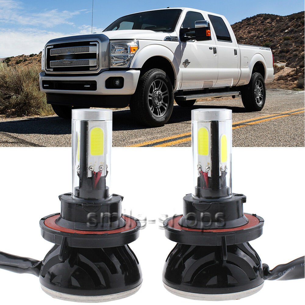H13 9008 80W LED Headlight Conversion Kit Bulbs For 2005-2016 Ford F Super Duty