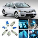 10×ICE Blue LED Interior Light Package Kit for Honda Civic 2006-2012