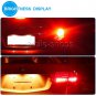 2Pcs Red 1156 BA15S 5630 30SMD 3030 LED For Car Backup Reverse Turn Signal Light