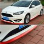 Rubber Red Front Bumper Lip Splitter Protector Spoiler Trim for Subaru 97"
