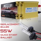 Gold 55W HID Xenon Bulbs Kit For Saab 9-2X 9-3X 9-4X 9-5 9-7X 9000 H11 9006 H4