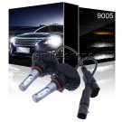2 x C6 Series 9005 HB3 LED Headlight Kit High Beam 8000LM 6000K HID White COB