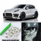 White 18pcs Interior LED Loght Kit for 08-10 Porsche Cayenne 957 + Free Tool
