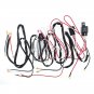 12V On/Off 5 pins Red LED Light Bar Rocker Switch Kit with Relay Wiring Harness