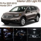 For Honda CRV 2007-2012 Xenon White Interior LED Light kit + White License Light