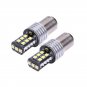 2pcs Error Free 1157 2357 15-SMD LED Bulbs For Turn Signal DRL Parking Lights