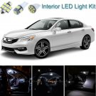 14pcs Bright White Interior LED Light Package Kit Deal For Honda Accord 13-18