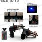 2pcs RGB Wireless 9006 HB4 9012 27-SMD LED Bulbs For Fog Daytime Running Lights