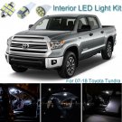 18pcs Bright White Interior LED Light Package Kit Deal For Toyota Tundra 07-18