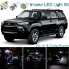 15pcs Bright White Interior LED Light Package Kit Deal For Toyota 4Runner 14-18
