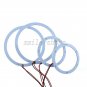 4 x Xenon White LED SMD Angel Eyes Halo Rings Lights For 1997-2003 VW Golf MK4