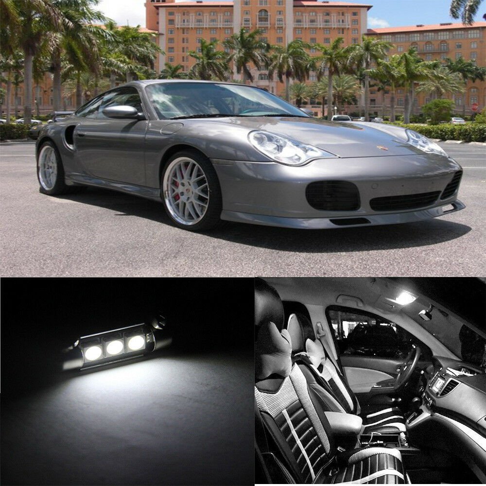 17pcs white LED bulb Interior light kit for Porsche 911 996 Carrera Turbo 98-05