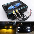 2pcs Switchback Dual Color White & Amber H3 LED Fog Driving Daytime Running Bulb