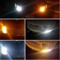 2pcs 60-SMD 7443 Switchback LED Turn Signal DRL Dual Color Bulbs + Load Resistor