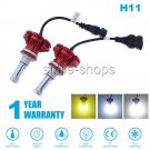 2pcs H11 H8 H9 LED Car Headlight 6000K 50W 12000LM Kit Low Beam Bulbs High Power