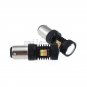 2pcs 1157 Switchback 3030 16-SMD LED White Yellow Turn Signal Lights & Resistor