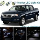 18 x Premium White Interior LED Light Package Kit Deal For Honda Ridgeline 06-14