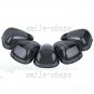 5pcs Cab Roof Light Marker Smoke Covers + Base Housing For 99-16 Ford F250 F-350