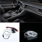 5M White EL Wire Car Interior Decor Fluorescent Neon Strip Cold Light Lamp