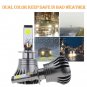 H3 24W 2400LM LED Fog DRL Light Lamp Bulbs Dual Color 6000K White+10000K Blue