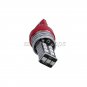 2pcs 7443 Red 15-SMD Error Free LED Bulbs For Reverse Backup Brake Tail Lights