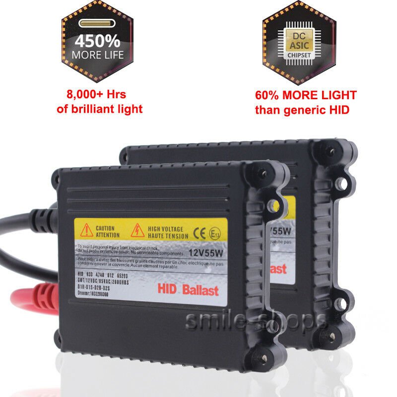 DC 55W HID Conversion Kit H1 H4 H7 H10 H11 H13 9005 9006 9007 Xenon ...