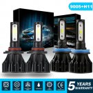 High Power 3240W 486000LM 6000K White LED Headlight High Beam 9005+ Low Beam H11