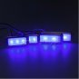 Car Decorative Inner Door Bowl Wrists Handle Blue Armrest Light Ambient Lamps