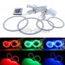 Headlight RGB Multi-Color LED Angel Eyes Kit For BMW E90/E91 LCI 3 Series Sedan