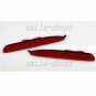 Red Lens LED Rear Bumper Reflector Brake Stop Light Lamp For 2003-2008 Mazda 6