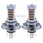 2PCS Car High Power 92SMD HB2 H4 9003 LED DRL Fog Driving Light Bulb Pink Purple