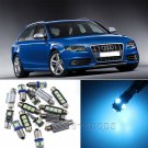 Canbus Ice Blue 22pcs Interior LED Light Kit for 2002-2008 Audi A4 S4 Avant B6