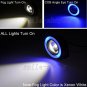 3.5 Inch COB LED Fog Light Projector Car Blue Angle Eyes Halo Ring DRL Lamp